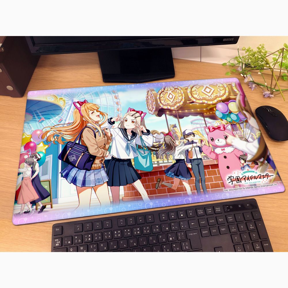 予約特別価格】学園アイドルマスター ラバーマット vギャルピーーー