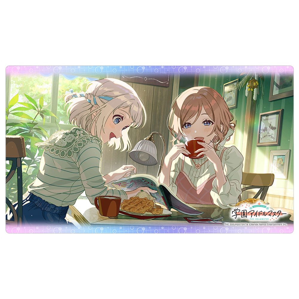 予約特別価格】学園アイドルマスター ラバーマット ちょっと詳しいん