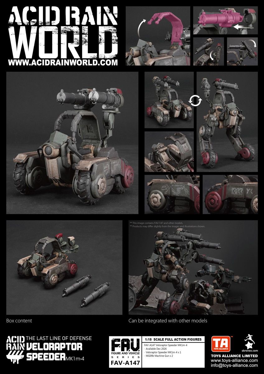 予約特別価格】TOYS ALLIANCE LIMITED アシッドレイン 1/18 FAV-A147