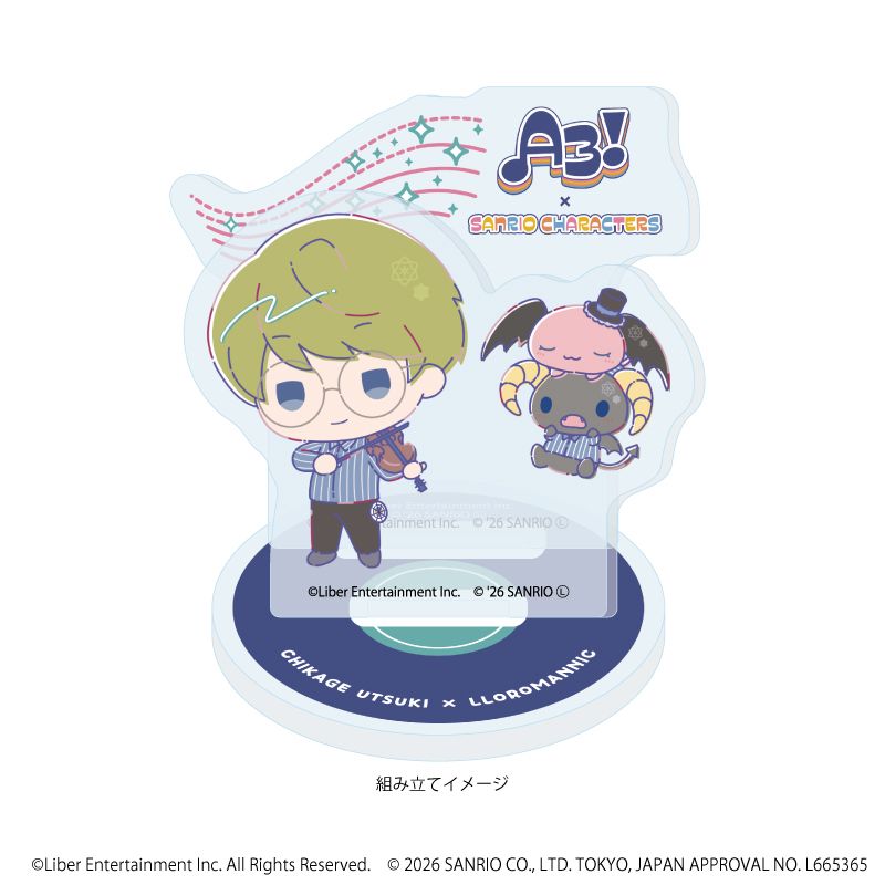 A3！×Sanrio characters アクリルスタンドプレート 30 卯木 千景