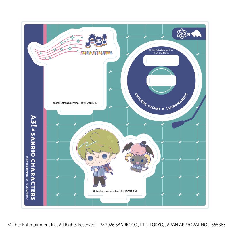 A3！×Sanrio characters アクリルスタンドプレート 30 卯木 千景