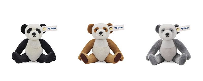 予約特別価格】ARTOX パンダ テディベア（6cm） 3個入り1BOX｜ホビーの