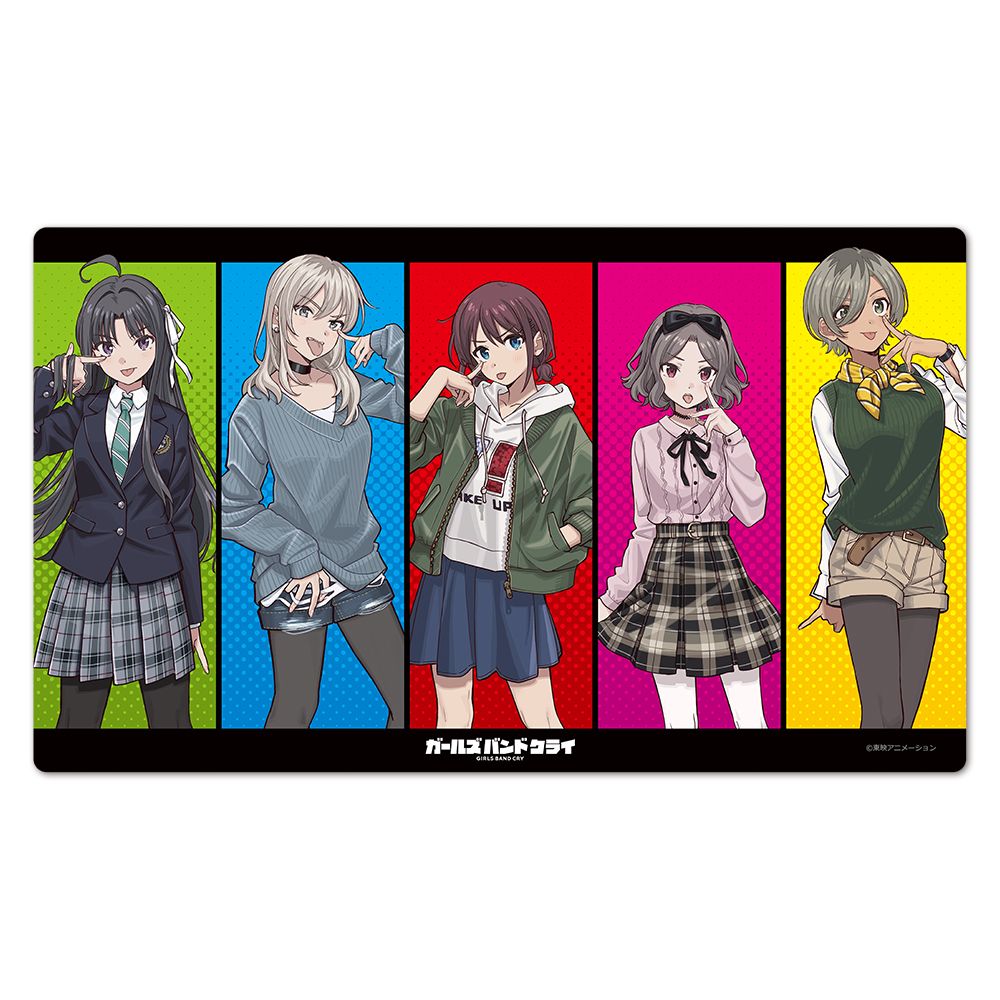 アニメ ガールズバンドクライ キャラクターラバーマット トゲナシ