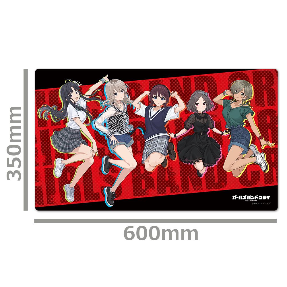 アニメ ガールズバンドクライ キャラクターラバーマット トゲナシ