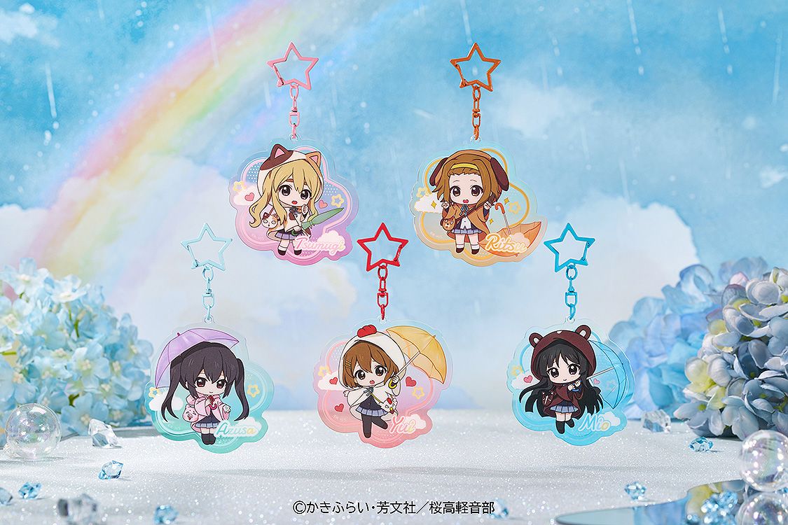 けいおん！ ふわ雨シリーズ トレーディングアクリルキーホルダー 5個