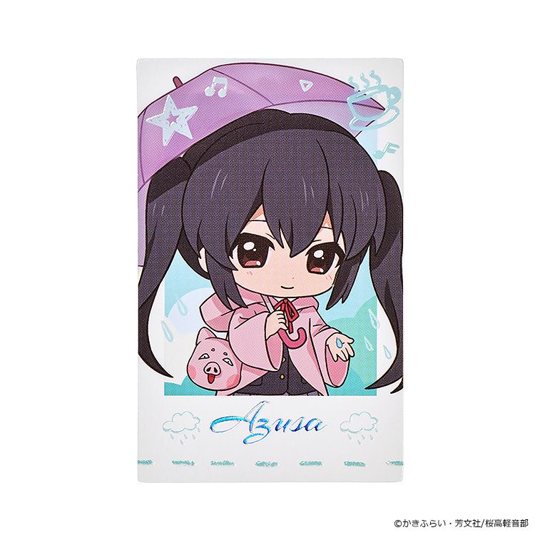 けいおん！ ふわ雨シリーズ トレーディングチェキ風カード（2枚入り