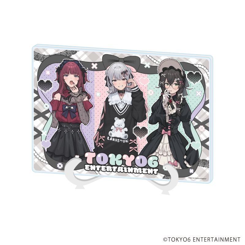 TOKYO6キャラクターズ アクリルアートボード A5サイズ 01 集合デザイン