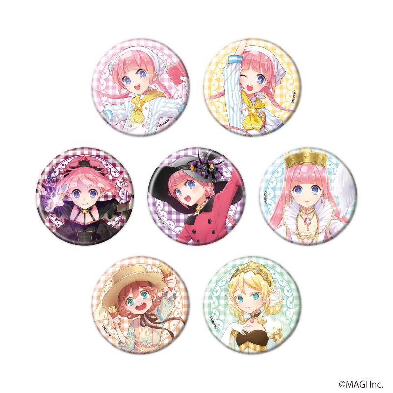 まじかる☆シリーズ 缶バッジ 02 公式イラスト 7個入り1BOX｜ホビーの