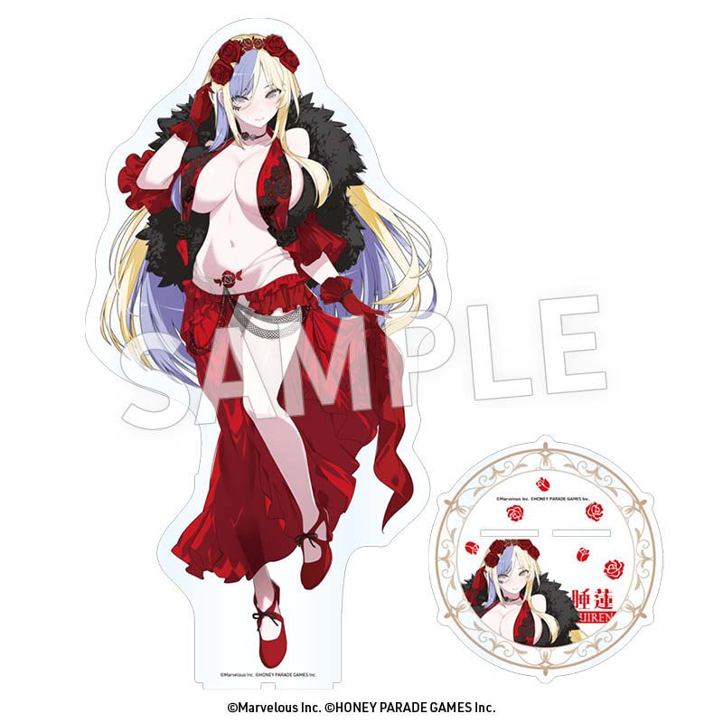 予約特別価格】閃乱カグラ アクリルメガフィギュア 睡蓮 フラメンコ