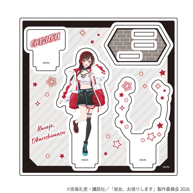 彼女、お借りします アクリルスタンドプレート 23 水原千鶴 サイバー