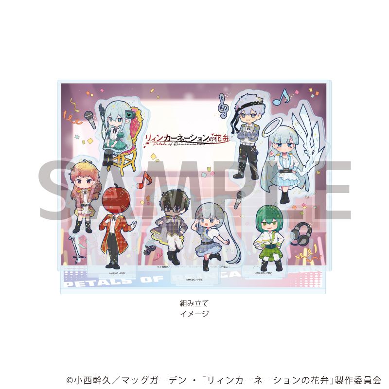 リィンカーネーションの花弁 アクリルジオラマ 01 アイドルver. POP
