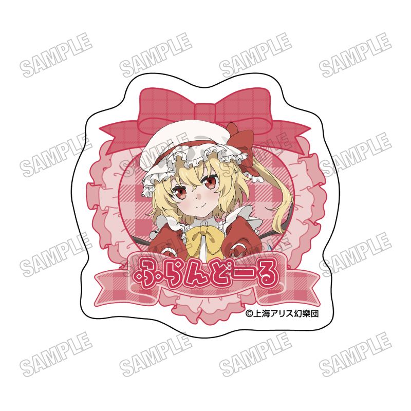 フランドール アクキー 15個 バッジ4つセット 東方Project 描き下ろし アクリルバッジ メイドver.4 フランドール