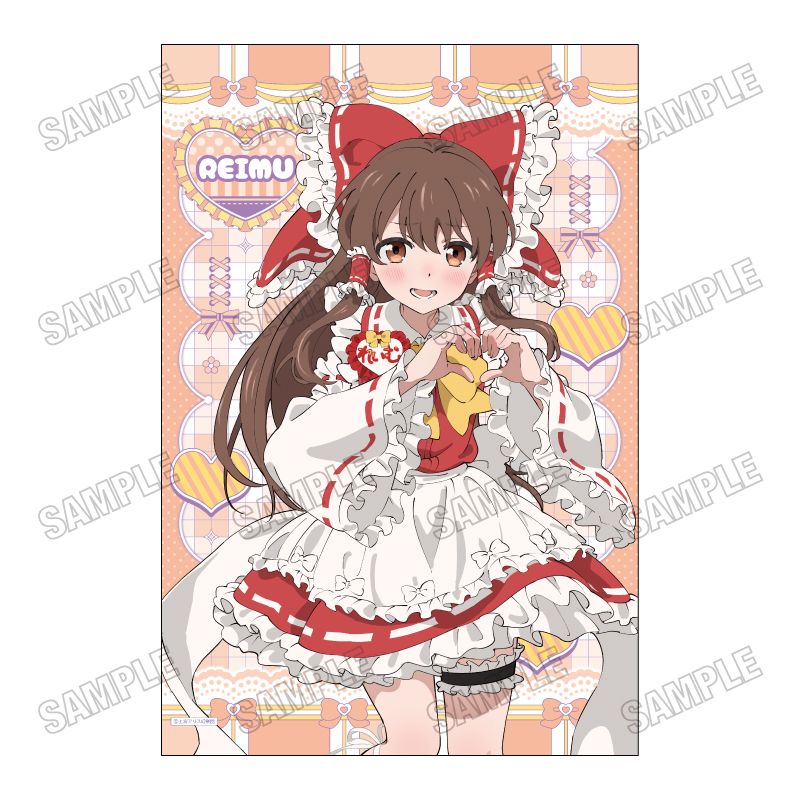 東方project 霊夢　メイド服　美少女　クリアファイル　VZ7 東方Project 描き下ろし B2タペストリー メイドver.1 博麗霊夢｜ホビー