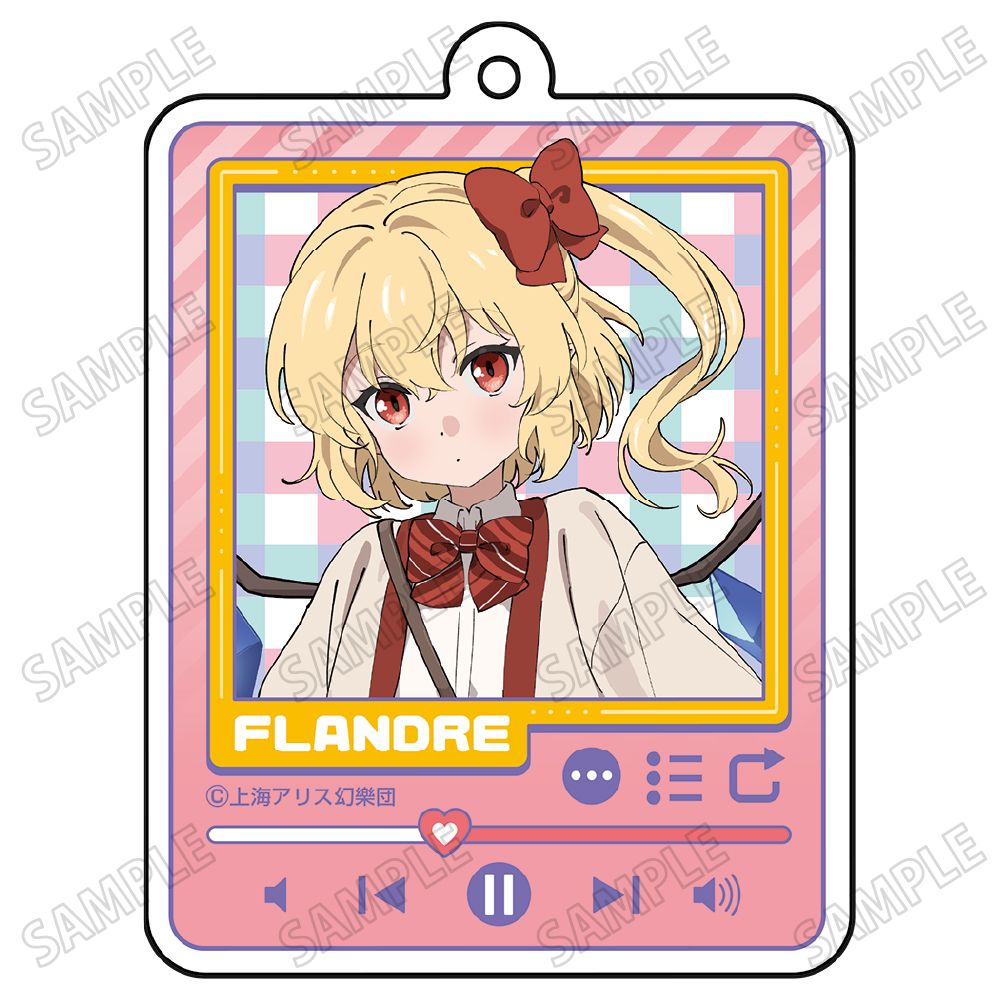 東方Project 描き下ろし アクリルキーホルダー 制服ver.4 フランドール