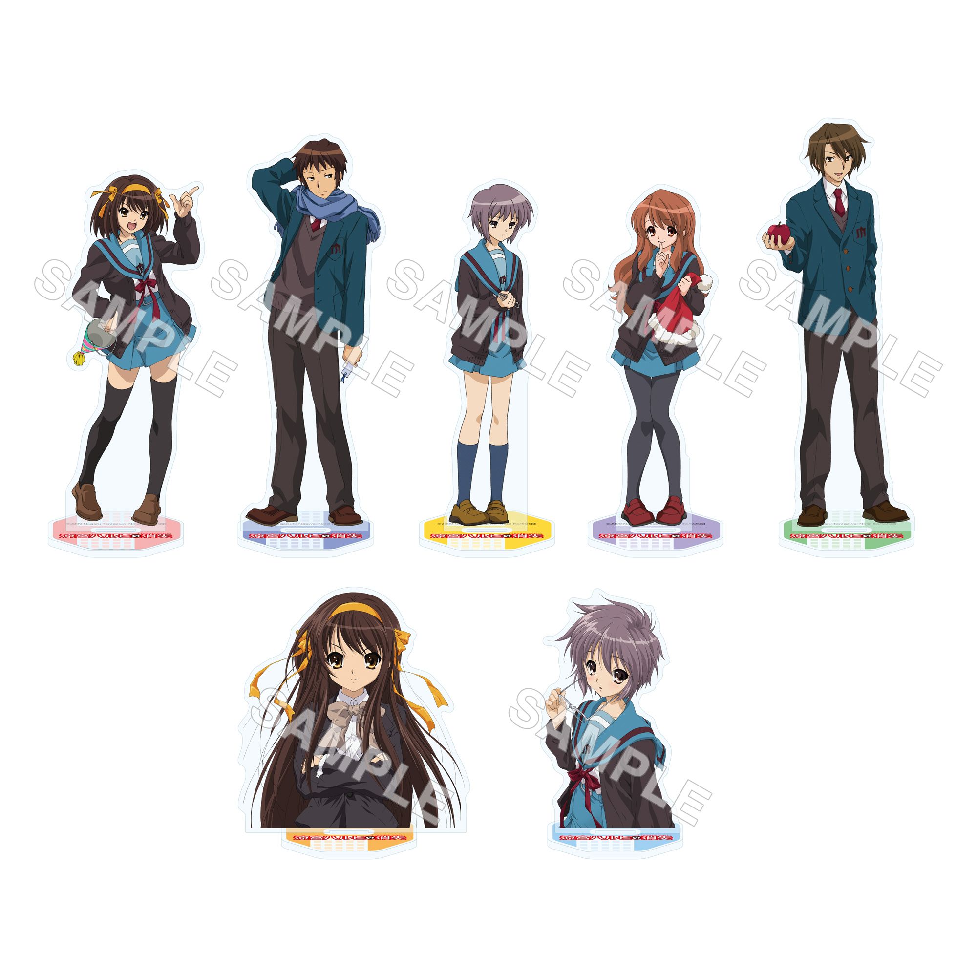 【新品】涼宮ハルヒの消失　アクリルスタンド5種セット 劇場版 涼宮ハルヒの消失 アクリルスタンドフィギュア 涼宮ハルヒ A