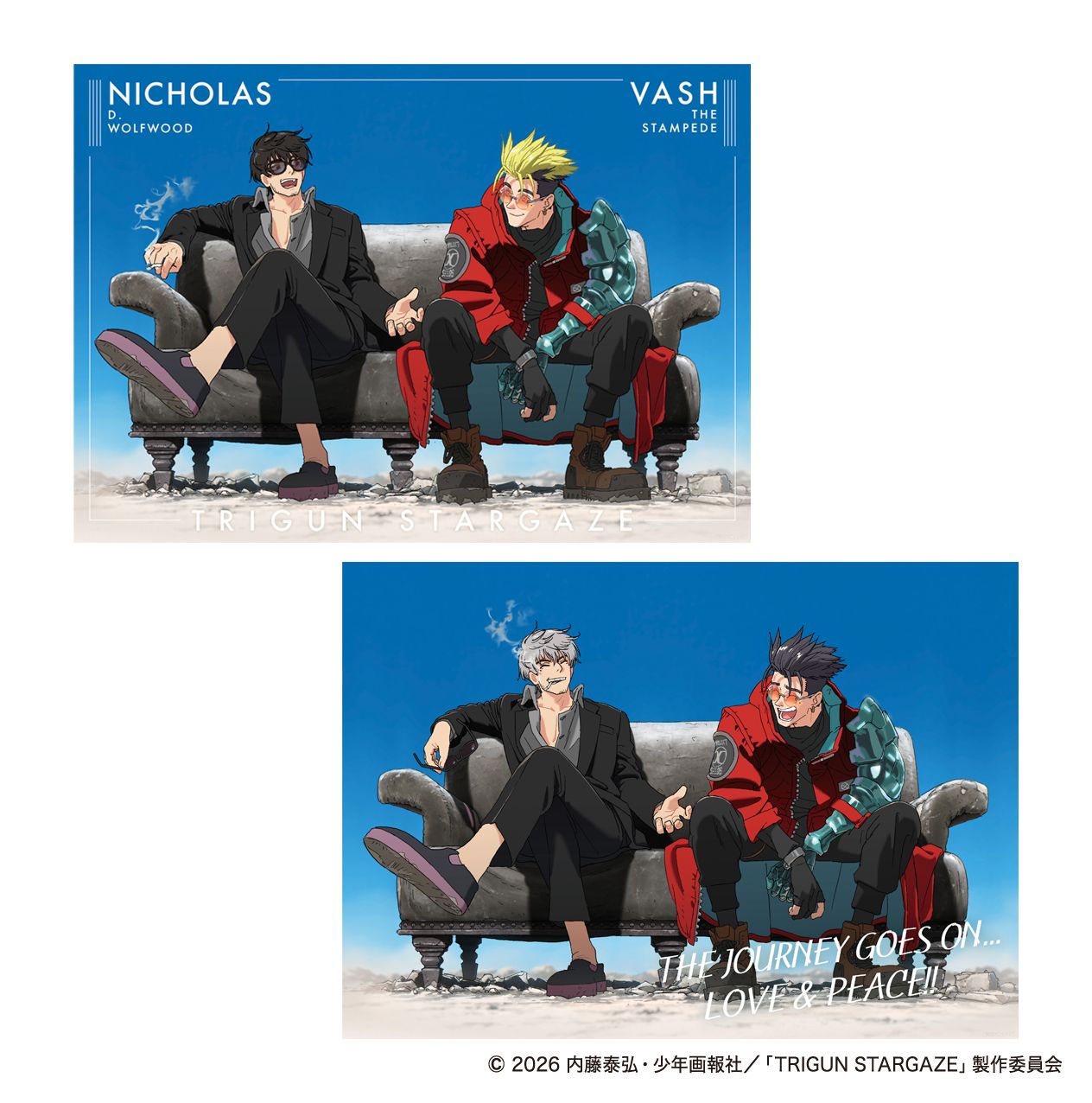 TRIGUN STARGAZE クリアポスターセット 完結記念ver.｜ホビーの総合