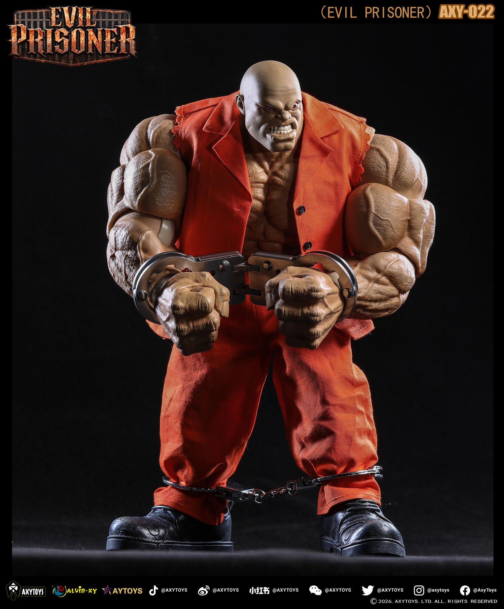 予約特別価格】AXYTOYS EVIL PRISONER（イーブルプリズナー） 1/12 AXY