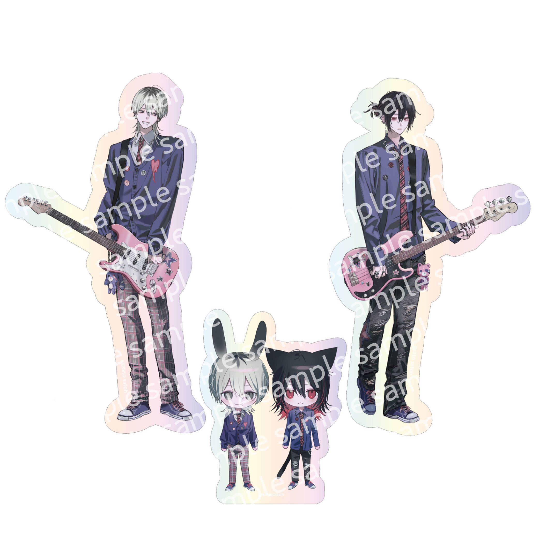 オーロラステッカーセット PINK NAVY TRAD. CLUB ver. 666DOPES