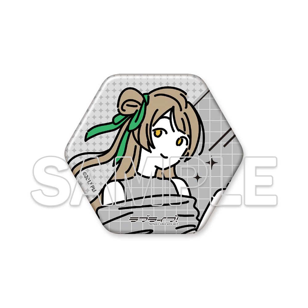 ラブライブ！ お散歩は季節をまとって。 六角形缶バッジ 南 ことり