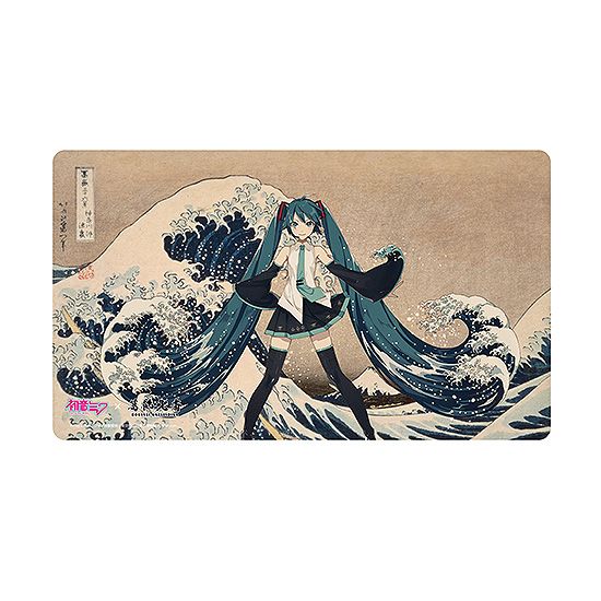 再販】葛飾北斎×初音ミク iXima デスクマット 神奈川沖波裏｜ホビーの