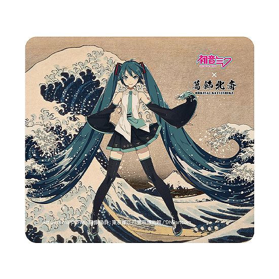 再販】葛飾北斎×初音ミク iXima マウスパッド 神奈川沖波裏｜ホビーの