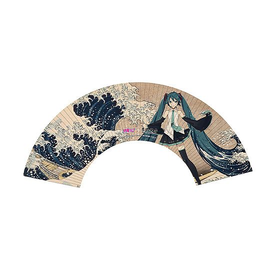 再販】葛飾北斎×初音ミク iXima 扇子 神奈川沖波裏｜ホビーの総合通販