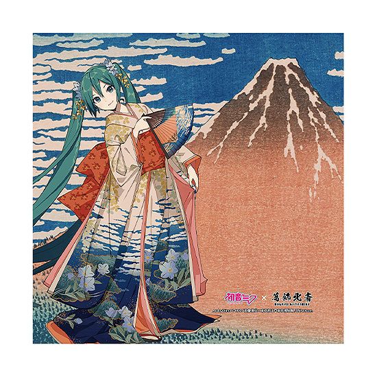 再販】葛飾北斎×初音ミク iXima ハンドタオル 凱風快晴｜ホビーの総合