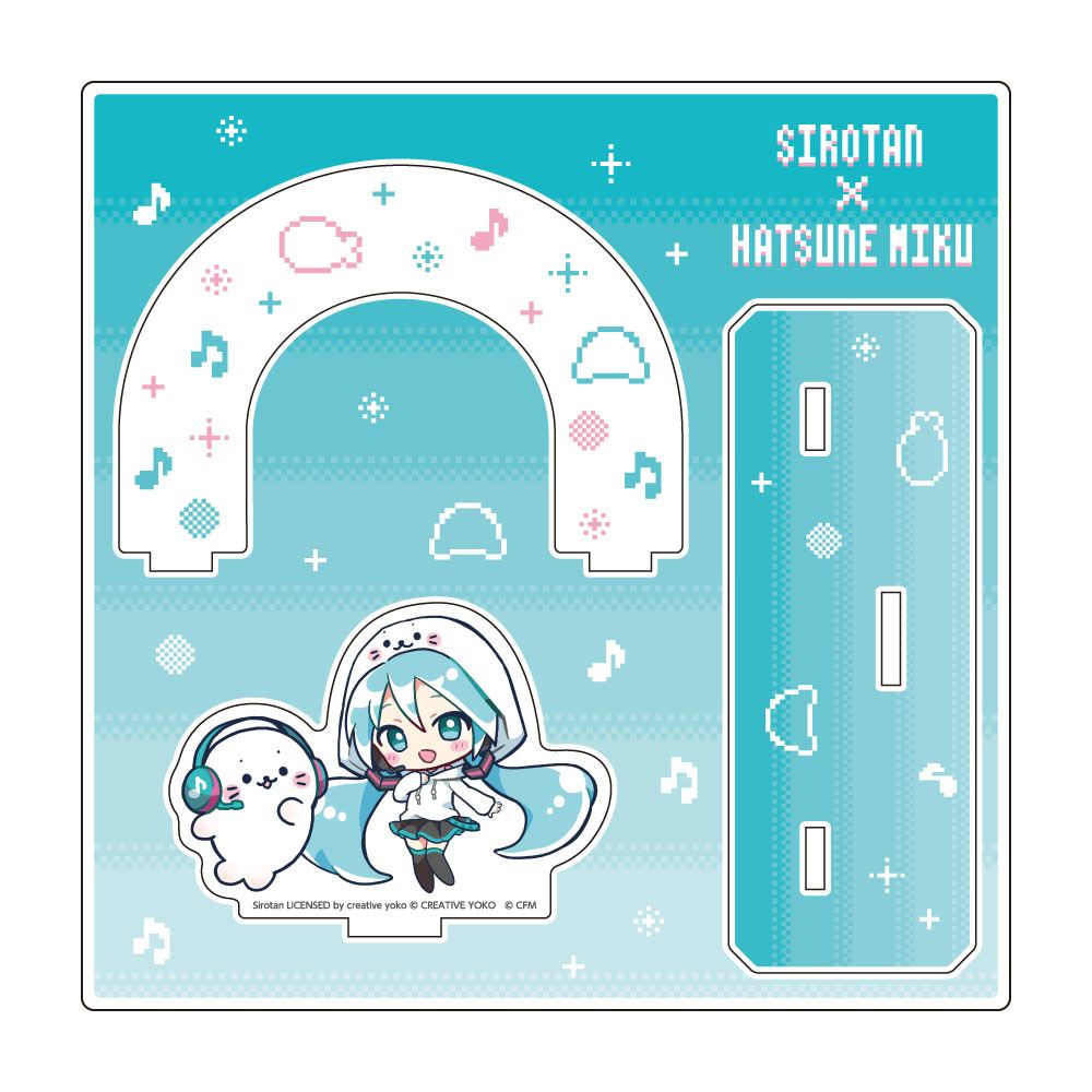 予約特別価格】しろたん×初音ミク 第2弾 アクリルジオラマ 初音ミク