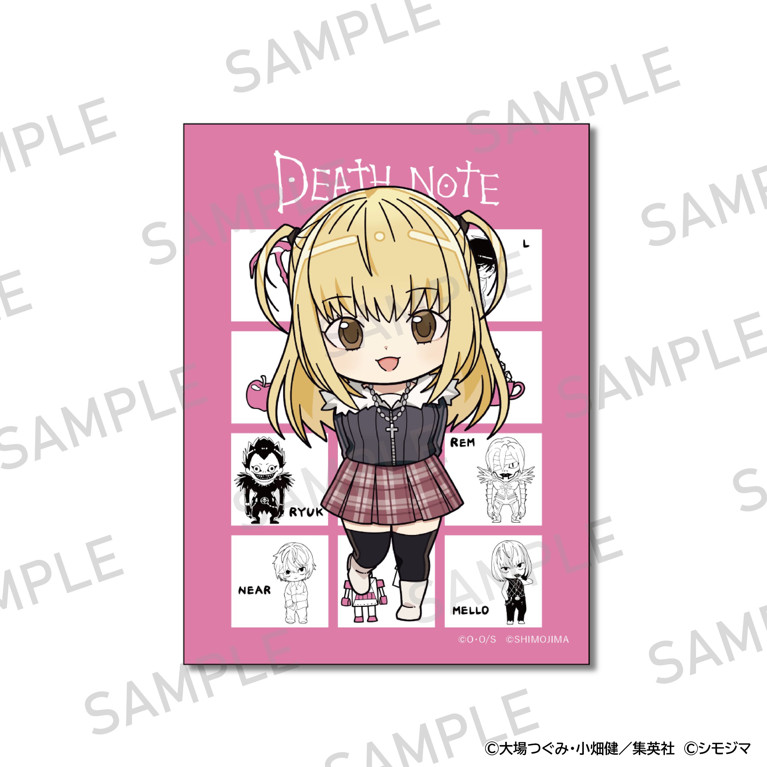 DEATH NOTE ステッカー シモジマコラボver. 弥海砂｜ホビーの総合通販