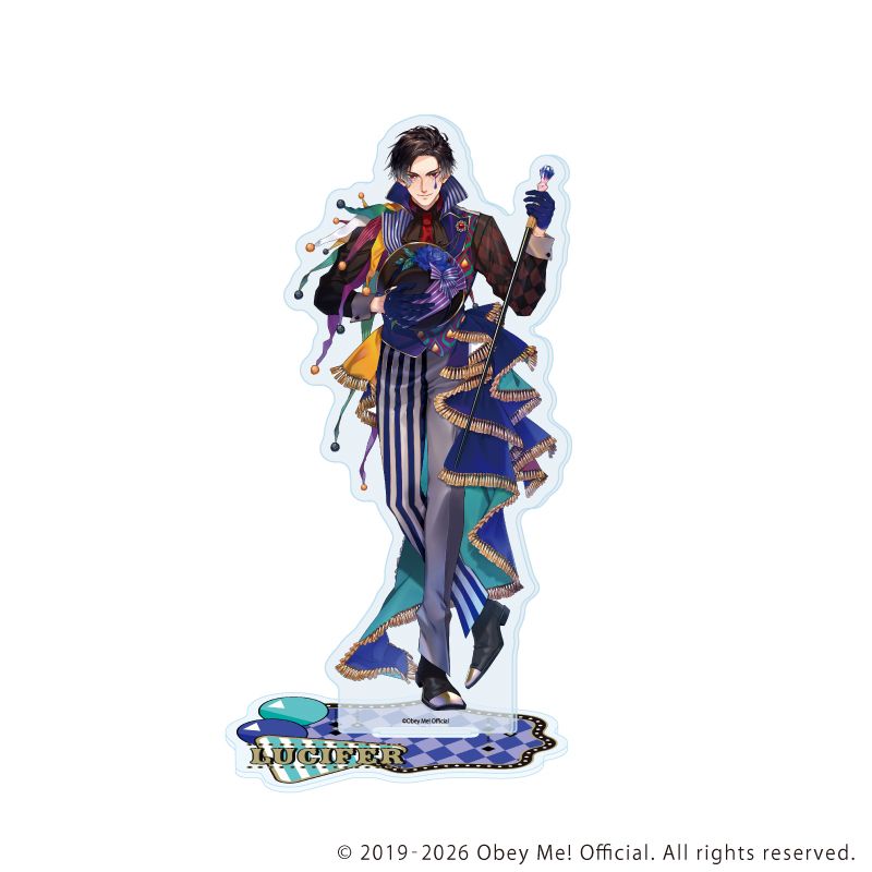 おべいみー　ルシファー　まとめ売り　ぬいぐるみ　チェキ　アクスタ　タペストリー等 Obey Me！ Nightbringer アクリルスタンド 163 ルシファー 描き下ろし