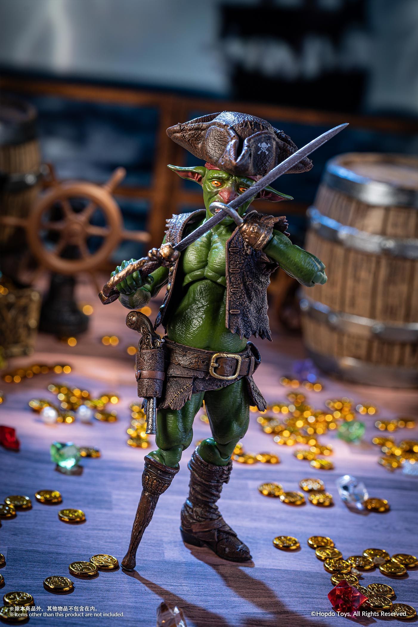 予約特別価格】Hopdo Toys 1/12スケール可動フィギュア 海賊ゴブリン