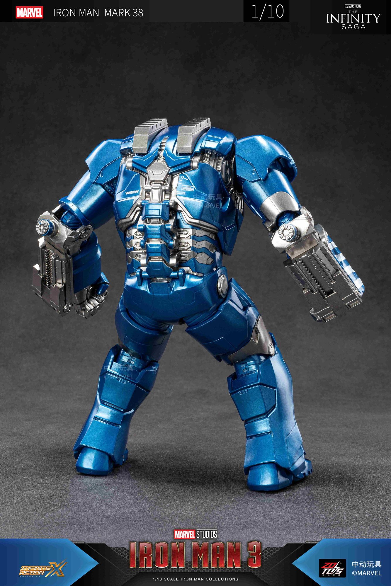 アイアンマン　置物 ZD TOYS アイアンマン MK38（7インチ Xシリーズ）｜ホビーの総合通販
