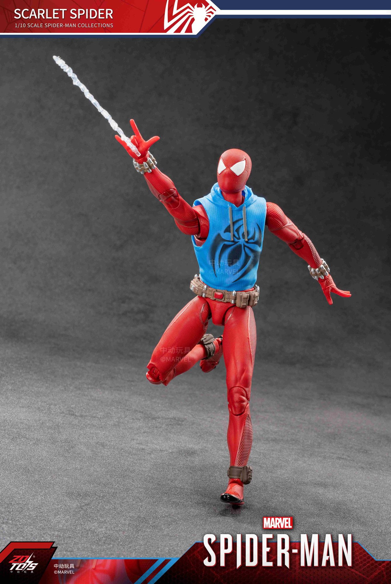 予約特別価格】ZD TOYS スパイダーマン：スカーレット・スパイダー（7