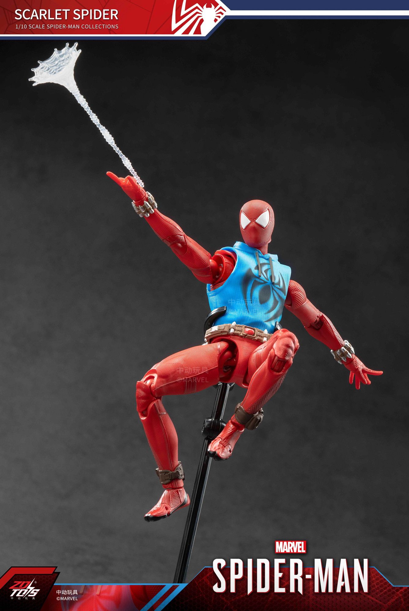 予約特別価格】ZD TOYS スパイダーマン：スカーレット・スパイダー（7