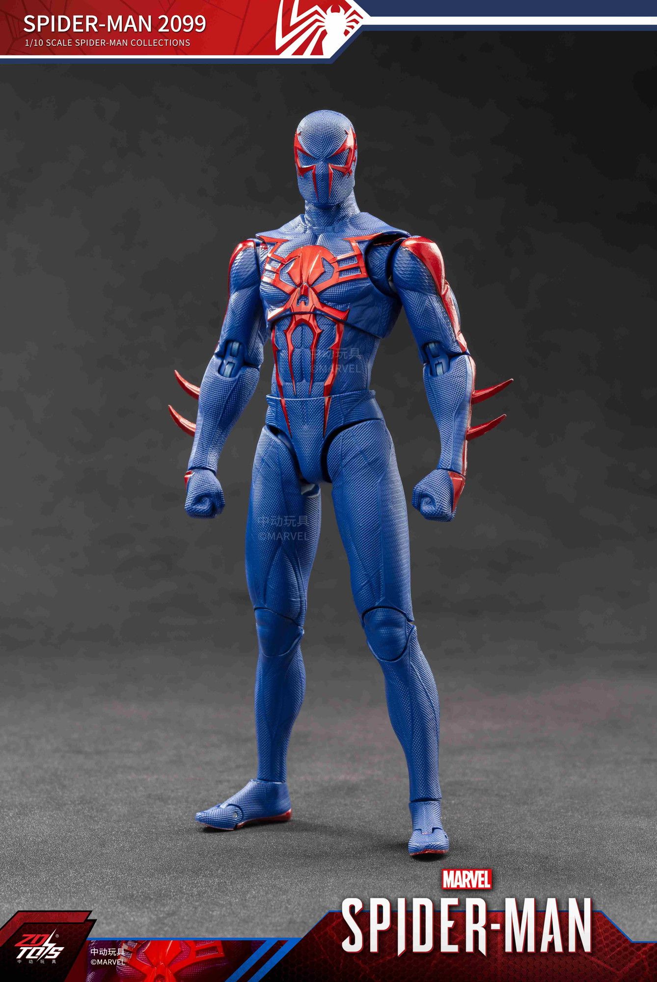 予約特別価格】ZD TOYS スパイダーマン：スパイダーマン 2099（7インチ