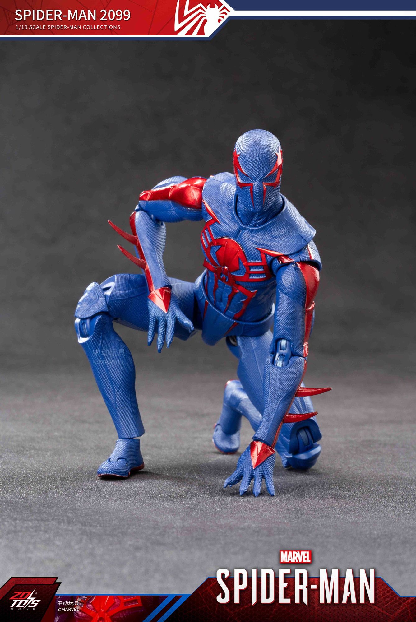 予約特別価格】ZD TOYS スパイダーマン：スパイダーマン 2099（7インチ