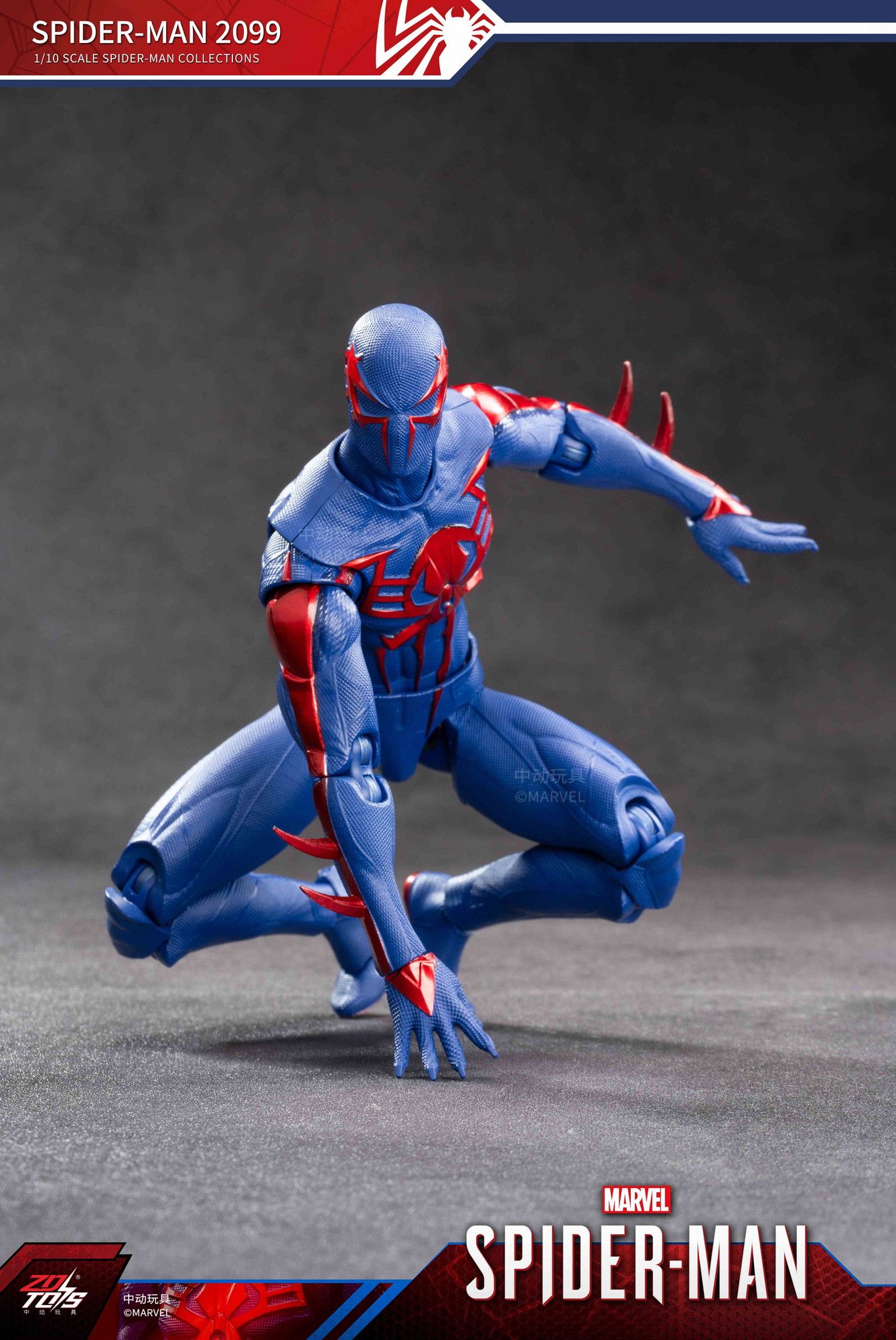予約特別価格】ZD TOYS スパイダーマン：スパイダーマン 2099（7インチ