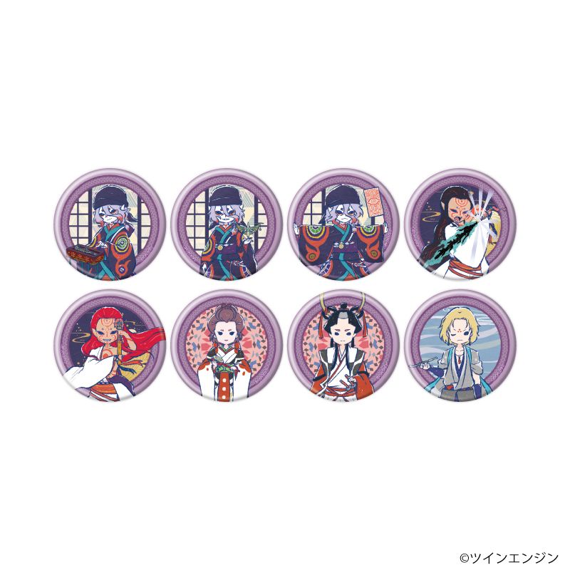 劇場版 モノノ怪 第三章 蛇神 缶バッジ 03 グラフアートイラスト 8個