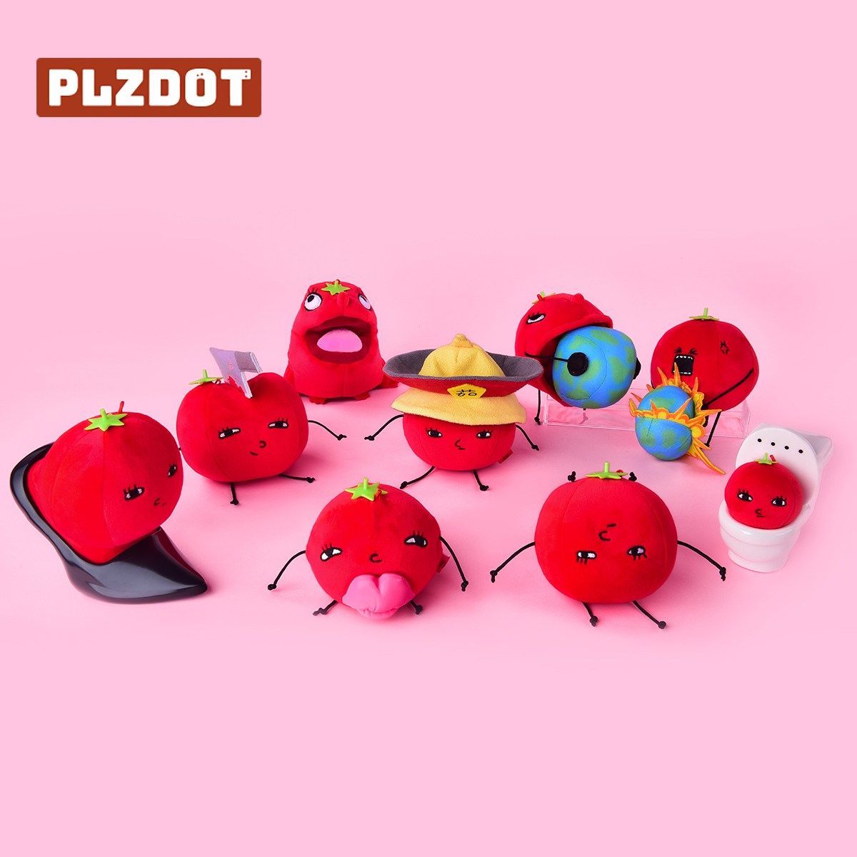 予約特別価格】PLZDOT ぷる柿 五つ星よい柿民シリーズ マスコット