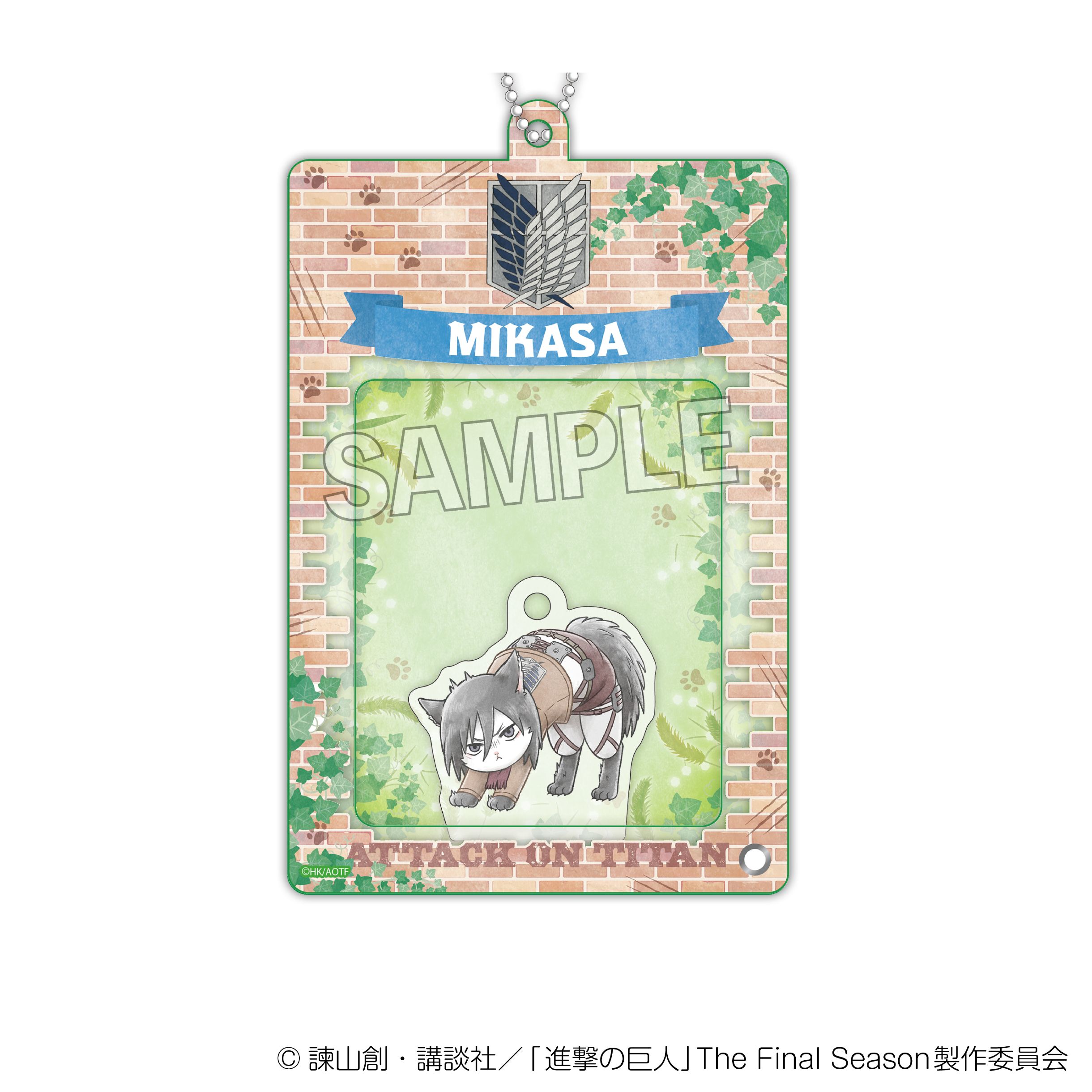 進撃の巨人 調査兵にゃん みにぱけ！～アクリルスタンド～ ミカサ