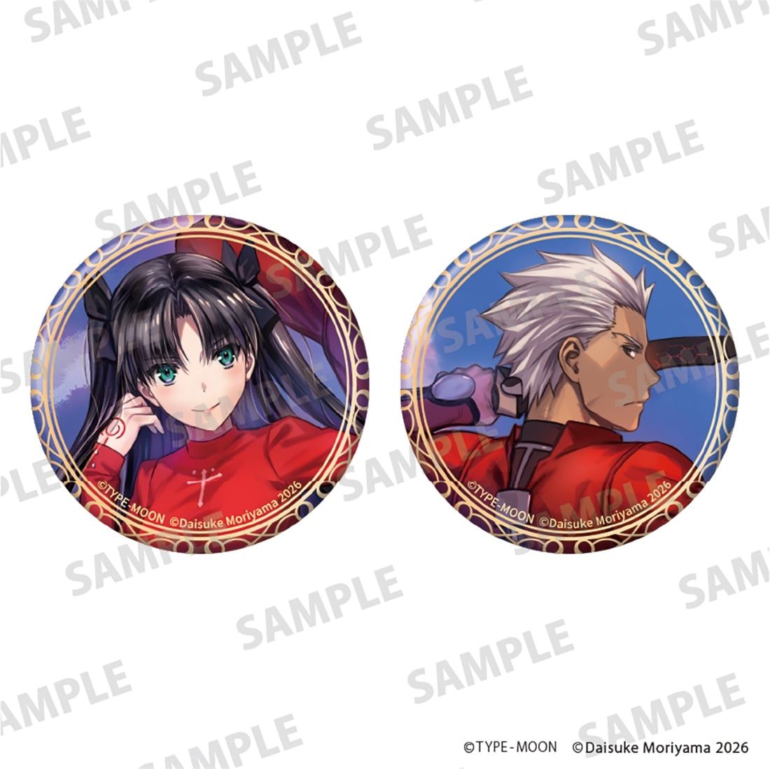 予約特別価格】Fate/stay night［Unlimited Blade Works］ 缶バッジ
