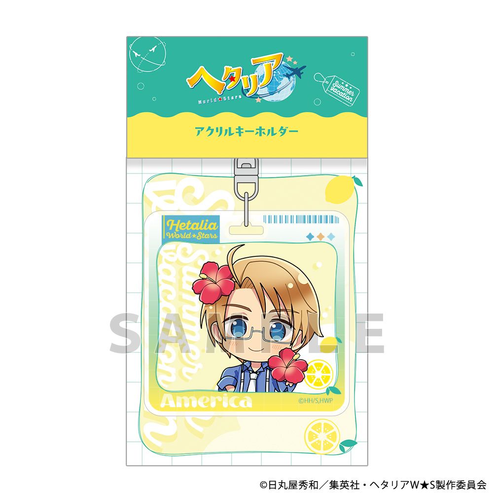 ヘタリア World☆Stars アクリルキーホルダー（アメリカ/サマー
