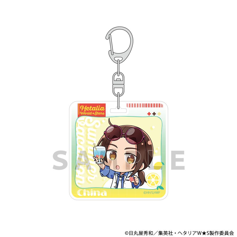 ヘタリア World☆Stars アクリルキーホルダー（中国/サマー
