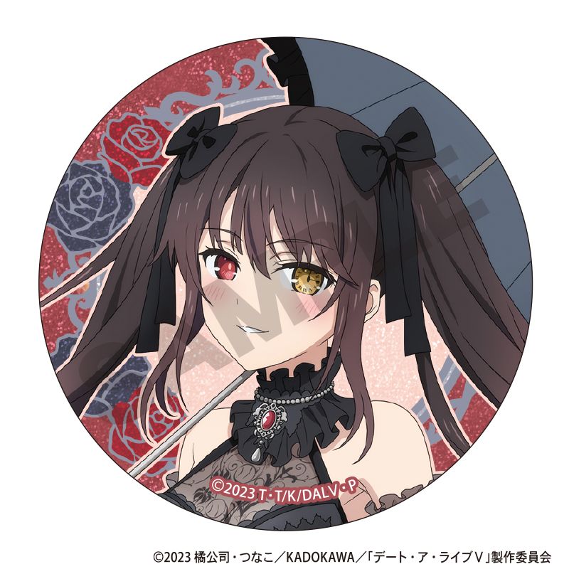 デート・ア・ライブV トレーディンググリッター缶バッジ ゴシック