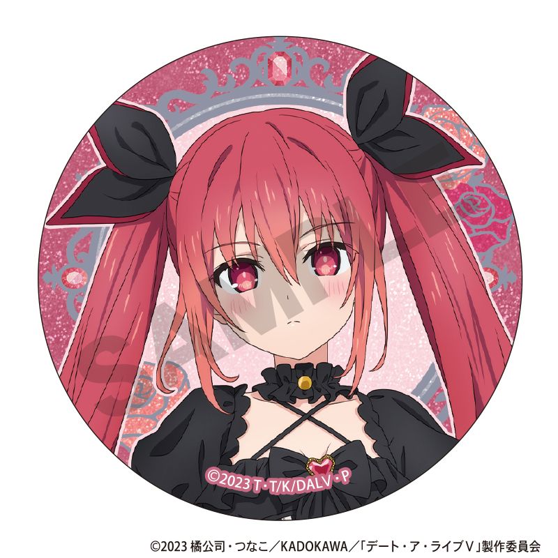 デート・ア・ライブV トレーディンググリッター缶バッジ ゴシック