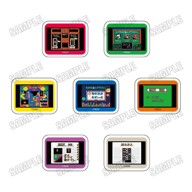 ぷよぷよ ぷよぷよ通 アクリルバッジコレクション 7個入り1BOX｜ホビー