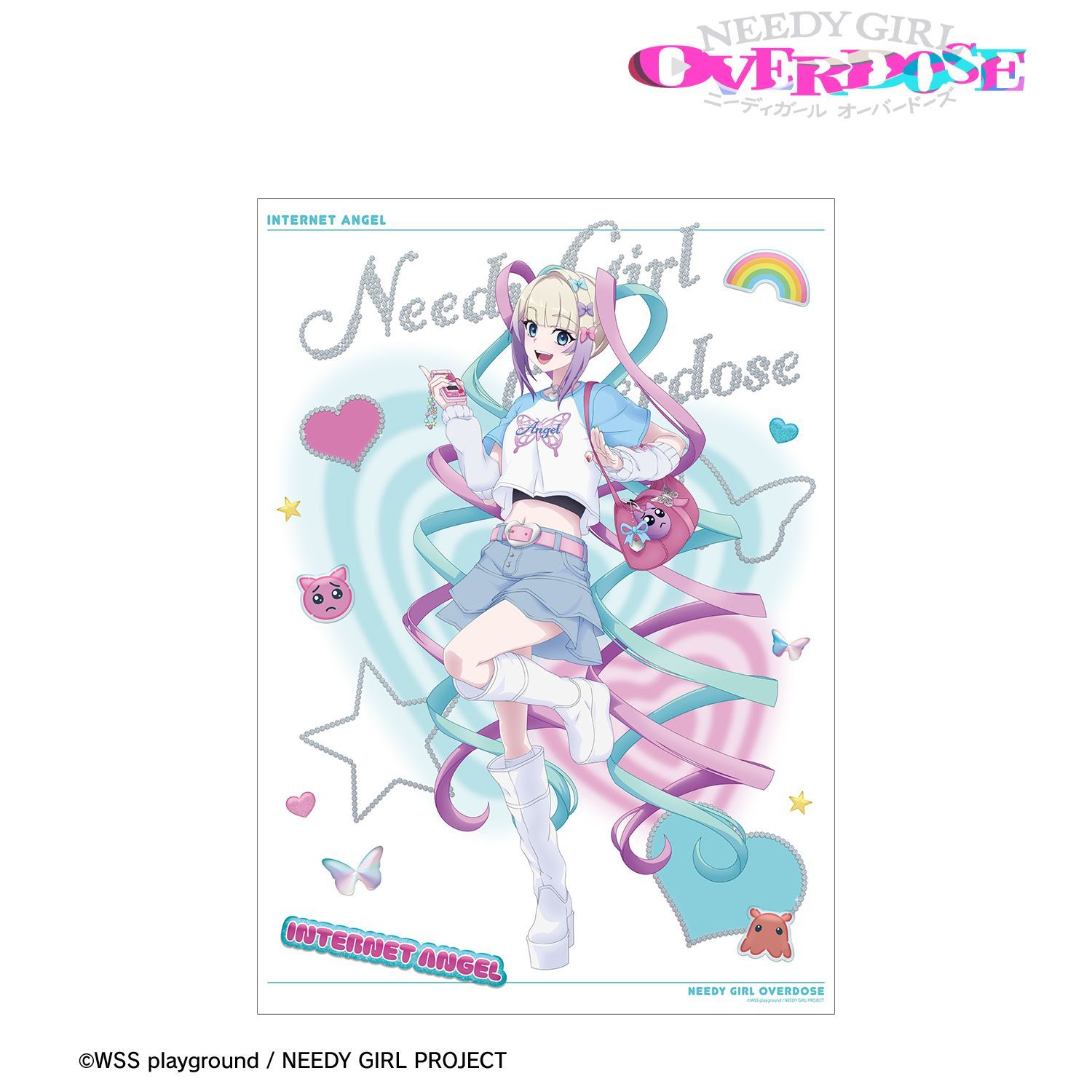 NEEDY GIRL OVERDOSE 描き下ろし 超てんちゃん Y2Kファッションver. A3