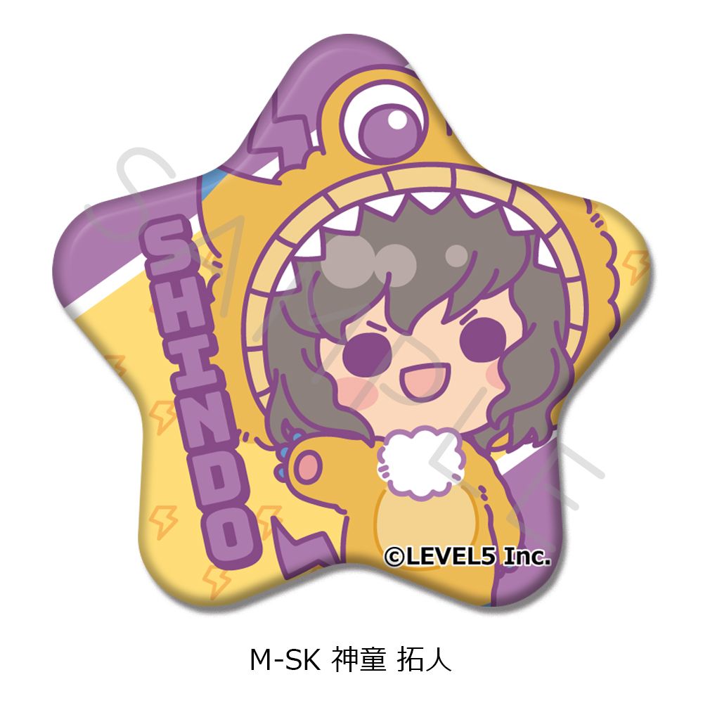 イナズマイレブン 英雄たちのヴィクトリーロード 星形缶バッジ M-SK
