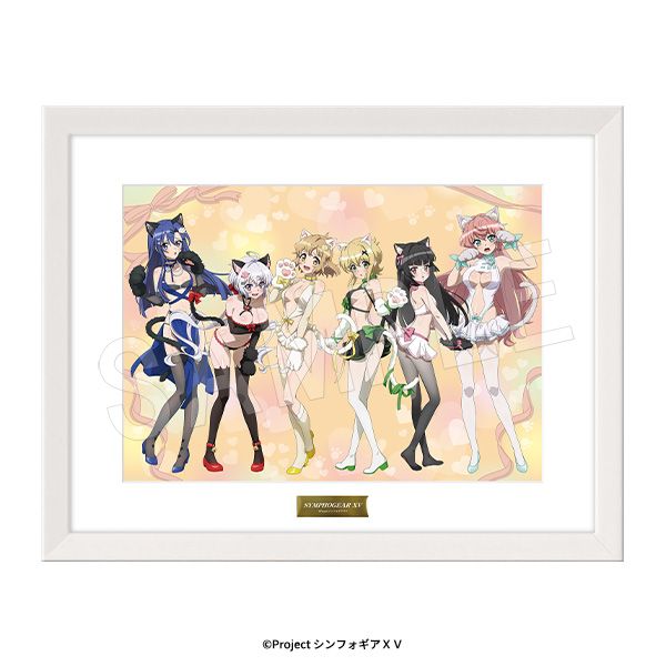予約特別価格】戦姫絶唱シンフォギアXV A3キャラファイングラフ 猫ver