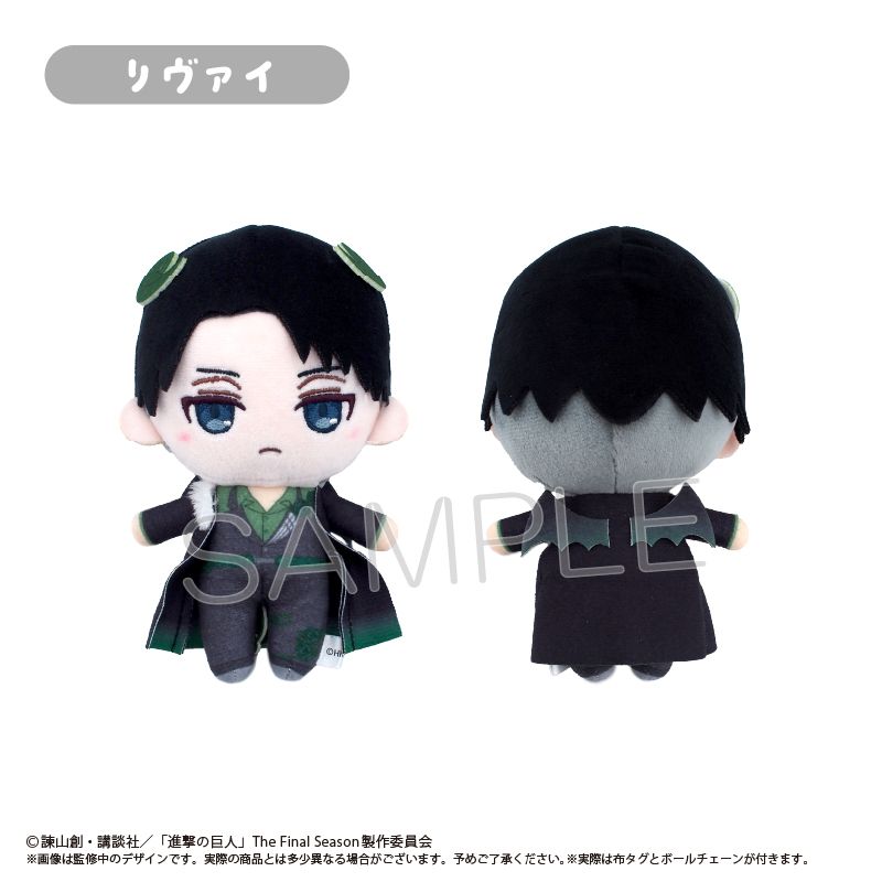 進撃の巨人 リポビタンD 当選品 リヴァイ フィギュア付きスマホスタンド 予約特別価格】進撃の巨人 おめかしたぴぬい DEVIL Ver. リヴァイ
